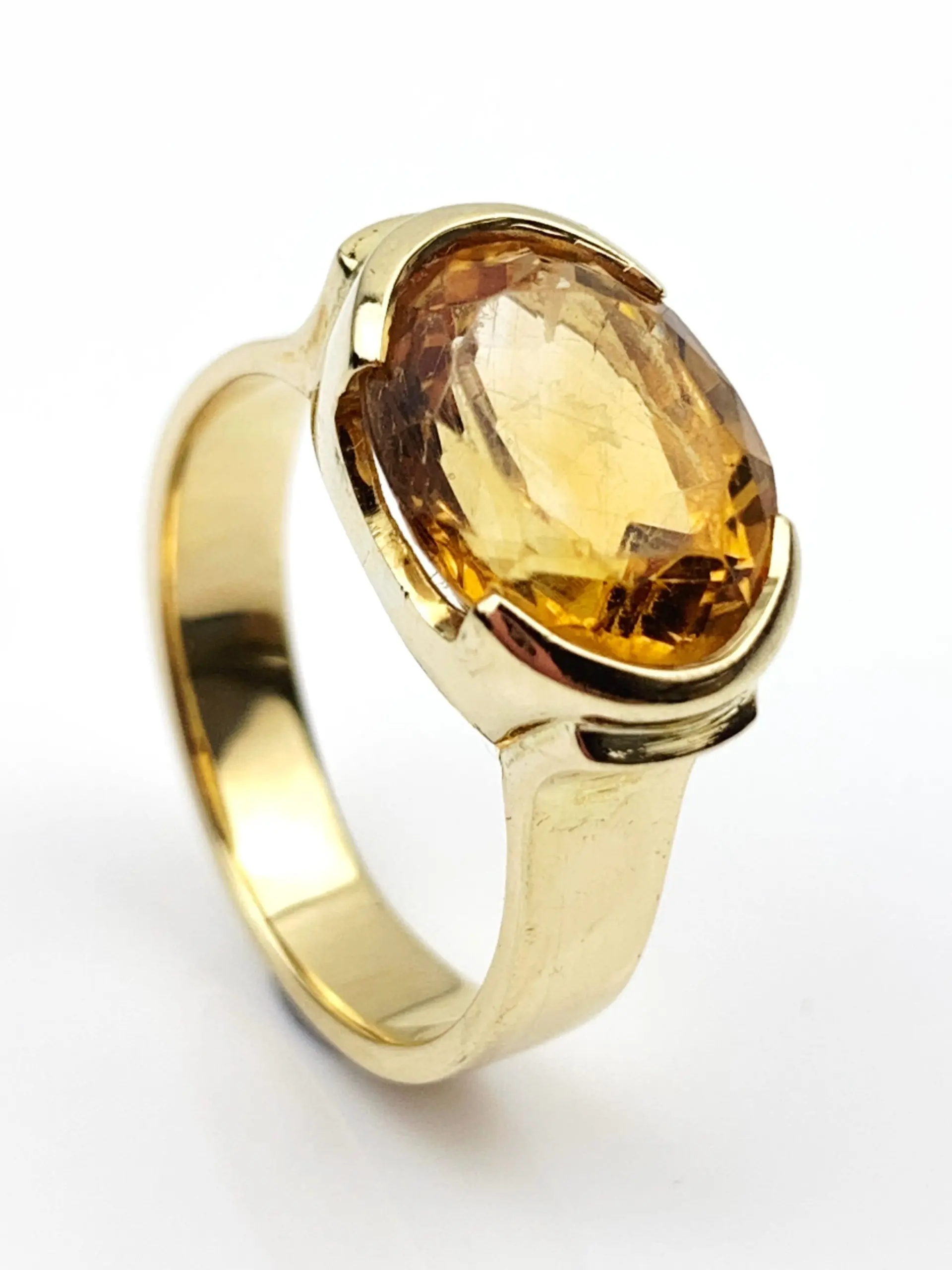 14ct Gold Citrine Ring