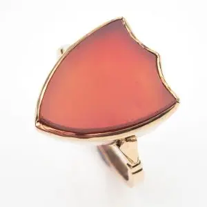 Antique Signet Ring in 15ct Gold - Shield