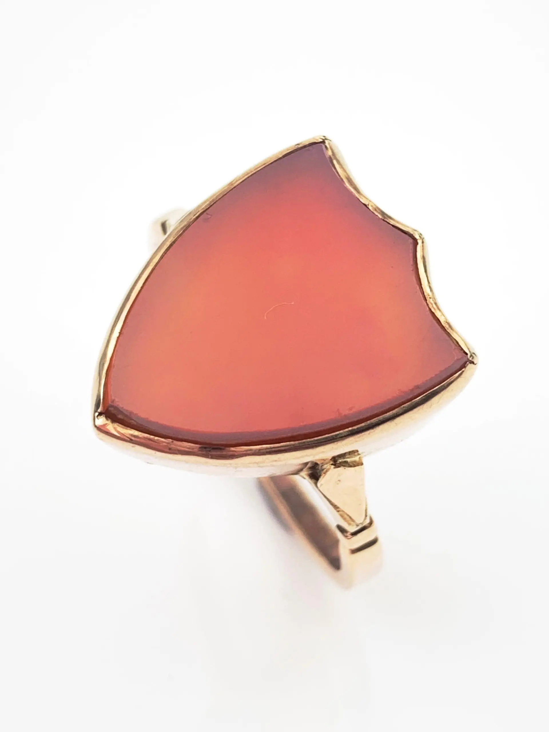 Antique Signet Ring in 15ct Gold - Shield