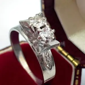Vintage 18ct Gold Diamond Ring