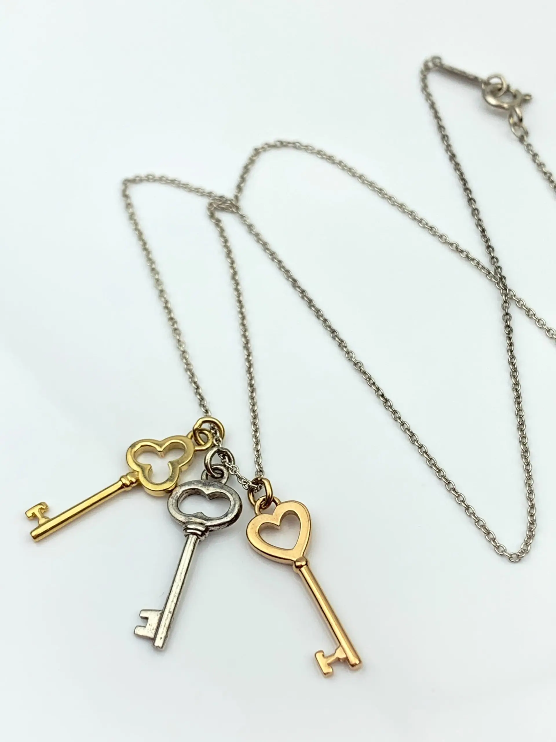Tiffany & Co Triple Key Necklace - Image 3