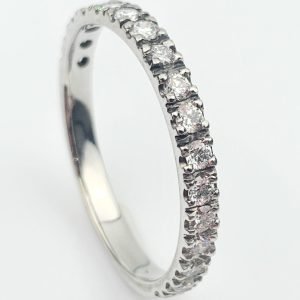 18ct Gold Diamond Ring Eternity Wedding Band