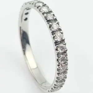 18ct Gold Diamond Ring Eternity Wedding Band