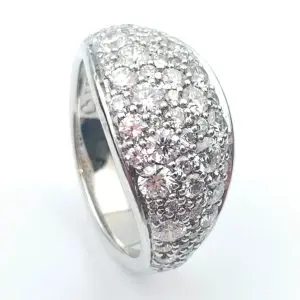 18ct Gold Diamond Cluster Ring - 1.60ct