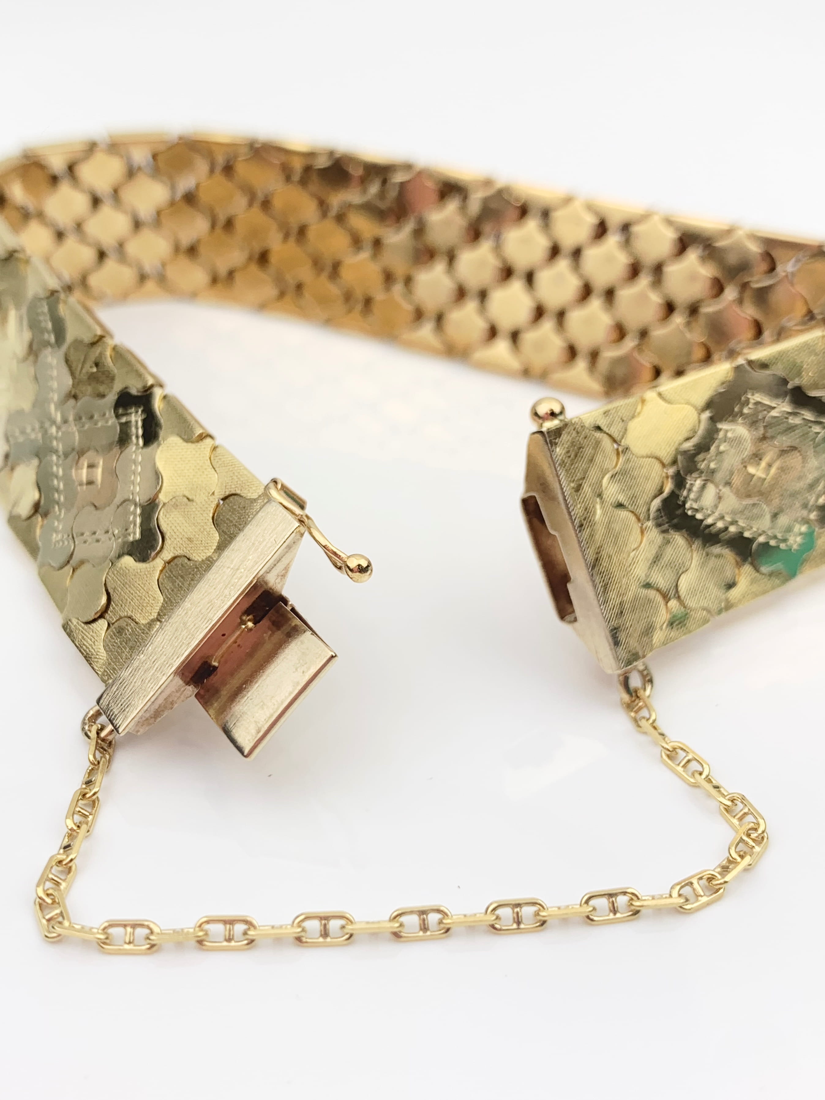 Vintage 18ct Multi-Tone Gold Bracelet - Image 4