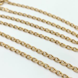 9ct Gold Chain Anchor Link Necklace