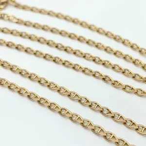 9ct Gold Chain Anchor Link Necklace