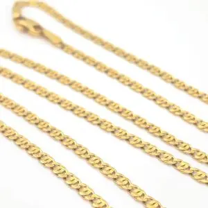 18ct Gold Chain Anchor Link Necklace