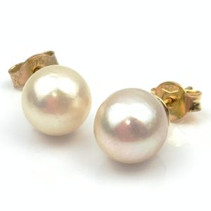 18ct Gold Pearl Earrings