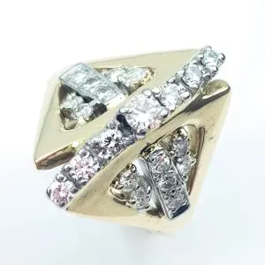 Bespoke 18ct Gold Diamond Ring
