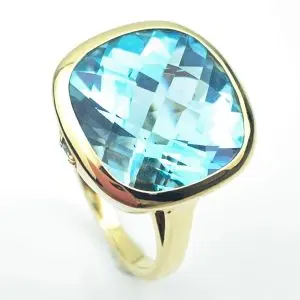 9ct Gold Topaz Ring
