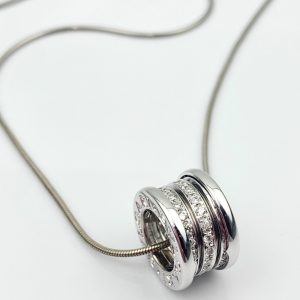 18ct Gold Diamond BVLGARI Pendant - B.zero1 Collection