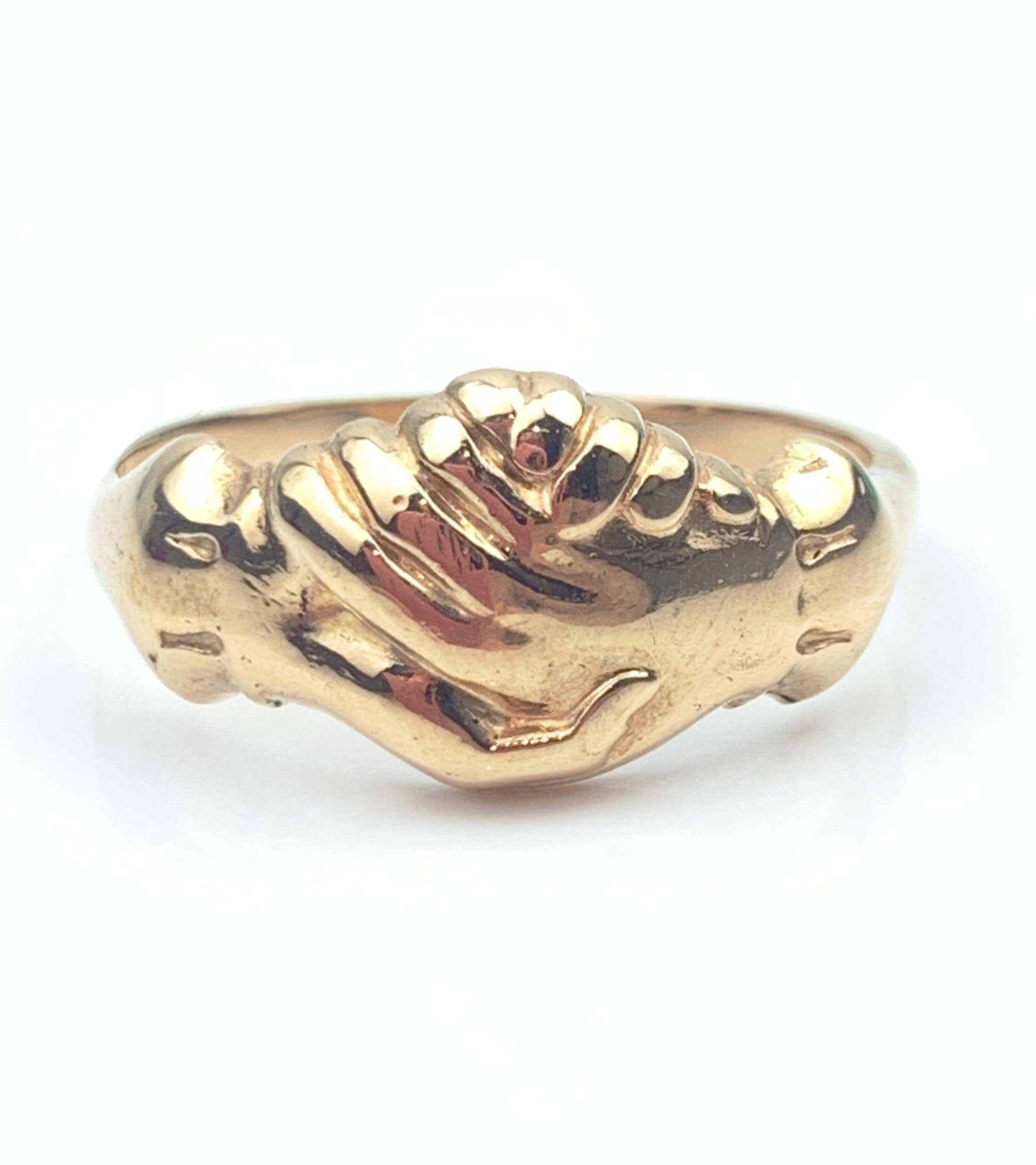 9ct Gold Fede Ring - Love Ring