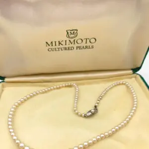 Vintage Mikimoto Pearl Necklace