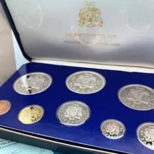1980 Barbados Proof Coin Set - Franklin Mint