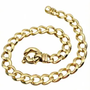 9ct Gold Bracelet Curb Link
