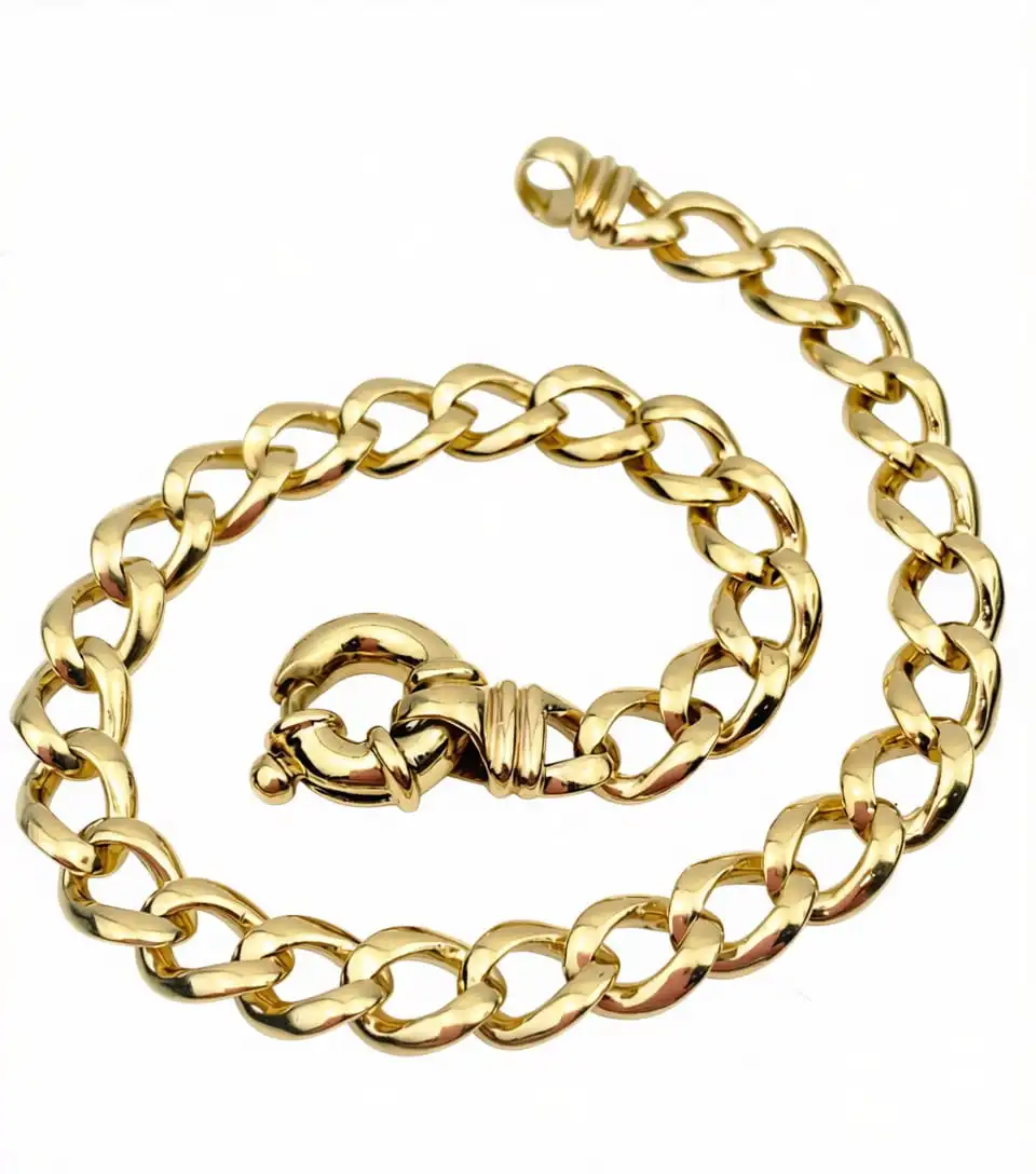 9ct Gold Bracelet Curb Link